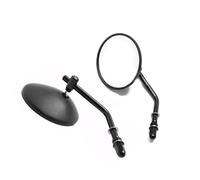 UJSSET For For D&avidson F&atboy Road King Forty-Eight RH975 Softail Iron 883 Dyna Motorcycle Rear Mirror Iron ABS Black Chrome Mirror