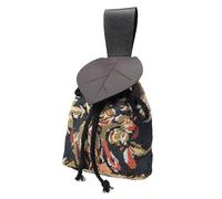UJUROU Renaissance Belt Pouch Ren Faire Bag Medieval Leaf Purse Vintage Drawstring Waist Pack ELF Fairy Festivals Cosplay Accessory, Brown, Renaissance