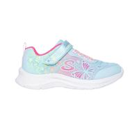 (UK 1 EU 33.5) SKECHERS GIRLS JUMPSTERS 2.0 BUTTERFLY TRAINERS SHOES 303380L