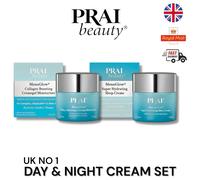 UK #1 PRAI MenoGlow Cream Set - Anti-Aging Day & Night Hydration + Firm Anti Age