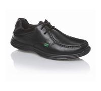 (UK 10 / EU 44) Kickers Reasen lace Leather AM 112799 Mens Shoes Black School Work Shoe