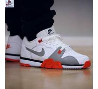 UK 10 - Nike Cross Trainer Low White Crimson Men's Sneakers - BNIB