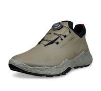 (UK 11.5, Vetiver) Ecco Mens BIOM H5 BOA Leather Waterproof Spikeless Modern Golf Shoes