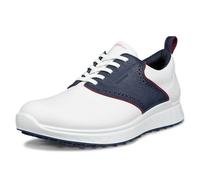 ECCO 2026 S-CASUAL MENS WATERPROOF GOLF SHOES / ALL SIZES / WHITE +FREE SHOE BAG