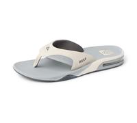 (UK 11, Light/Grey/Grey/Blue) Reef Mens Fanning Pool Beach Holiday Flip Flops Thongs Sandals