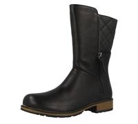 (UK 12 Child, Black) Girls Clarks Mid Calf Boots Kelpie Heidi - F Fit
