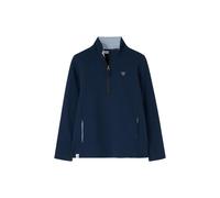 (UK 12, Navy) LightHouse Womens Shore Sweatshirt - Ladies Warm Half Zip Cotton Top