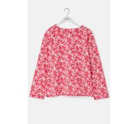 Lighthouse Clothing Women's Causeway Breton Top Long-Sleeved Cotton Stretch Tee in Raspberry | Size: 12 Lighthouse Clothing Raspberry 12