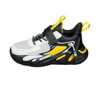 UK 13.5 Boys Trainers Kids Running Shoes Child Sneaker Breathable Tennis Running Shoes Athletic Sport Walking Sneakers Child Trainers Little Kid Big Kid 001_Yellow