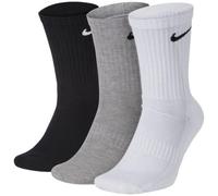 (UK 2-5, BGW (3PK)) Nike Mens Sport Socks Cotton Rich Designer Soft Crew Sock