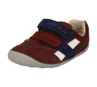 (UK 2.5 Infant, Brown) Boys Clarks Casual Cruisers Tiny Zakk - H Fit