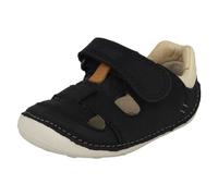 (UK 2.5 Infant, Navy (Blue)) Boys Clarks Casual Shoes Tiny Ash - G Fit