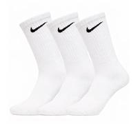 (UK 2-5, White (3PK)) Nike Mens Sport Socks Cotton Rich Designer Soft Crew Sock