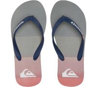 (UK 2, Blue/Blue) Quiksilver Kids MoloKai Massive Summer Beach Pool Sandals Thongs Flip Flops