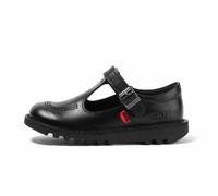 (UK 2 / EU 34) Kickers Junior's Kick T Vel Leather T Bar Shoes