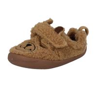 (UK 2 Infant, Light Brown (Brown)) Boys Clarks Teddy Bear Slippers Shilo Jack - G Fit