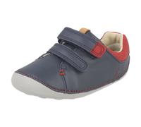 (UK 2 Infant, Navy (Blue)) Boys Clarks First Shoes Tiny Toby - H Fit