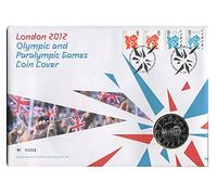UK 2012 Olympic and Paralympic Games £2 coin & Stamp First Day Cover - FDC
