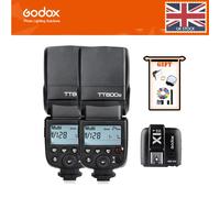 UK 2Godox TT600S GN60 2.4G Camera Flash with X1T-S Trigger for Sony+gift kit
