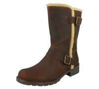 (UK 3, Beeswax (Brown)) Ladies Clarks Casual Ankle Boots Orinoco Art - E Fit