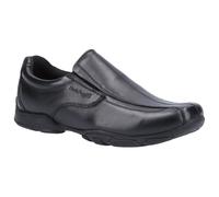 Hush Puppies Mens Elijah Senior School Shoe - Black Leather - Size 3 (UK Shoe)