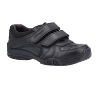 Hush Puppies Male Jezza 2 Senior School Shoe, Black, 3