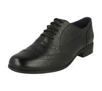 (UK 3, Black) Ladies Clarks Brogues Hamble Oak - D Fit
