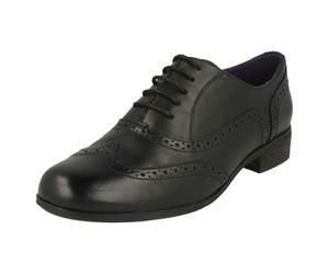 (UK 3, Black) Ladies Clarks Brogues Hamble Oak - E Fit