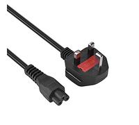 UK 3 Prong AC Power Cord Cable for Dell HP Asus Sony Toshiba Lenovo Acer Charger (UK Power Cord)