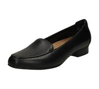 (UK 4.5, Black) Ladies Clarks Flats Keesha Luca - E Fit