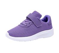 UK 4.5 Boys Girls Trainers Kids Running Shoes Unisex Child Sneaker Breathable Tennis Running Shoes Athletic Sport Walking Sneakers Child Trainers Little Kid Big Kid B1_Purple