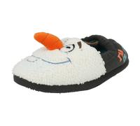 (UK 4-5 Infant, White/Grey (White)) Boys Olaf Vamp Novelty Slippers Frozen A/W15 3D