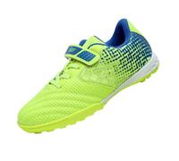 UK 4.5 Unisex Kid's Football Boots Shoes Boys and Girls Cleats Soccer Shoes Astro Turf Trainers Spikes Junior Sports Profession Competition Teenager Indoor Outdoor Athletic Sneakers #A1_Green