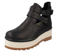(UK 4, Black) Ladies Caterpillar Ankle Boots Breeze Blocks