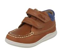(UK 4 Infant, Tan (Brown)) Boys First Shoes By Clarks Ankle Boots Cloud Tuktu - G Fit
