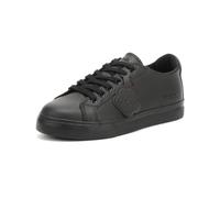 Kickers Youth Tovni Lacer Leather Shoes - Black - 4