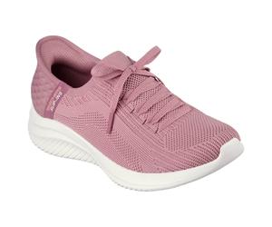 (UK 4, Mauve) Skechers Womens 2023 Ultra Flex 3.0 Brilliant Path Vegan Memory Foam Trainers