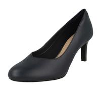 (UK 4, Navy (Blue)) Ladies Clarks Elegant Court Shoes Dancer Nolin - D Fit