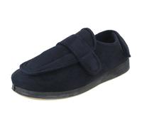 (UK 4, Navy (Blue)) Unisex Padders Casual Slippers Enfold - EE Fit