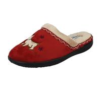 LADIES PADDERS SCOTTY WIDE FITTING MULE SLIPPERS