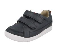 (UK 5.5 Infant, Navy (Blue)) Boys Clarks Casual Hook & Loop Fastening Shoes Emery Walk T - F Fit