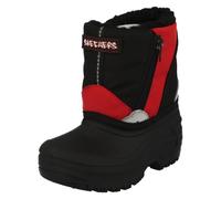 Boys Black / Red Water Resistant Mor-Tec Skechers Snow Boots : Carbuncle