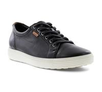 (UK 6.5-7, Black) Ecco Womens Soft 7 W Soft Comfy Lace-Up Lightweight Leather Trainers