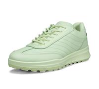 (UK 6.5-7, Lime Cream) Ecco Womens 2026 Street Vibe Lace Waterproof Spikeless Leather Golf Shoes