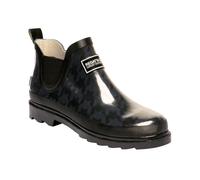 (UK 6.5, Black/Black) Regatta Great Outdoors Womens/Ladies Harper Low Cut Wellington Boots