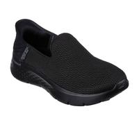 (UK 6.5, Black) Skechers Womens 2023 Go Walk Flex Relish Memory Foam Breathable Trainers