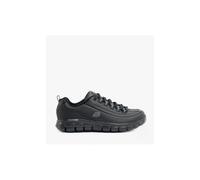 (UK 6.5, Black) Skechers Work RELAXED FIT: SURE TRACK - TRICKEL EC Ladies Leather Work Shoes Black