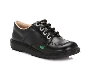 (UK 6.5) Kickers Kick Lo M Core Mens Black Leather Shoes