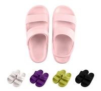 UK 6.5 Womens Clogs Open Toe Comfy Pillow Slippers Summer Outdoor Beach Slippers Indoor Home Beach Non Slip Sandal,Sale Clearance 002_Pink