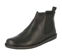(UK 6, Black) Mens Padders Pull On Chelsea Boots Jez - G Fit